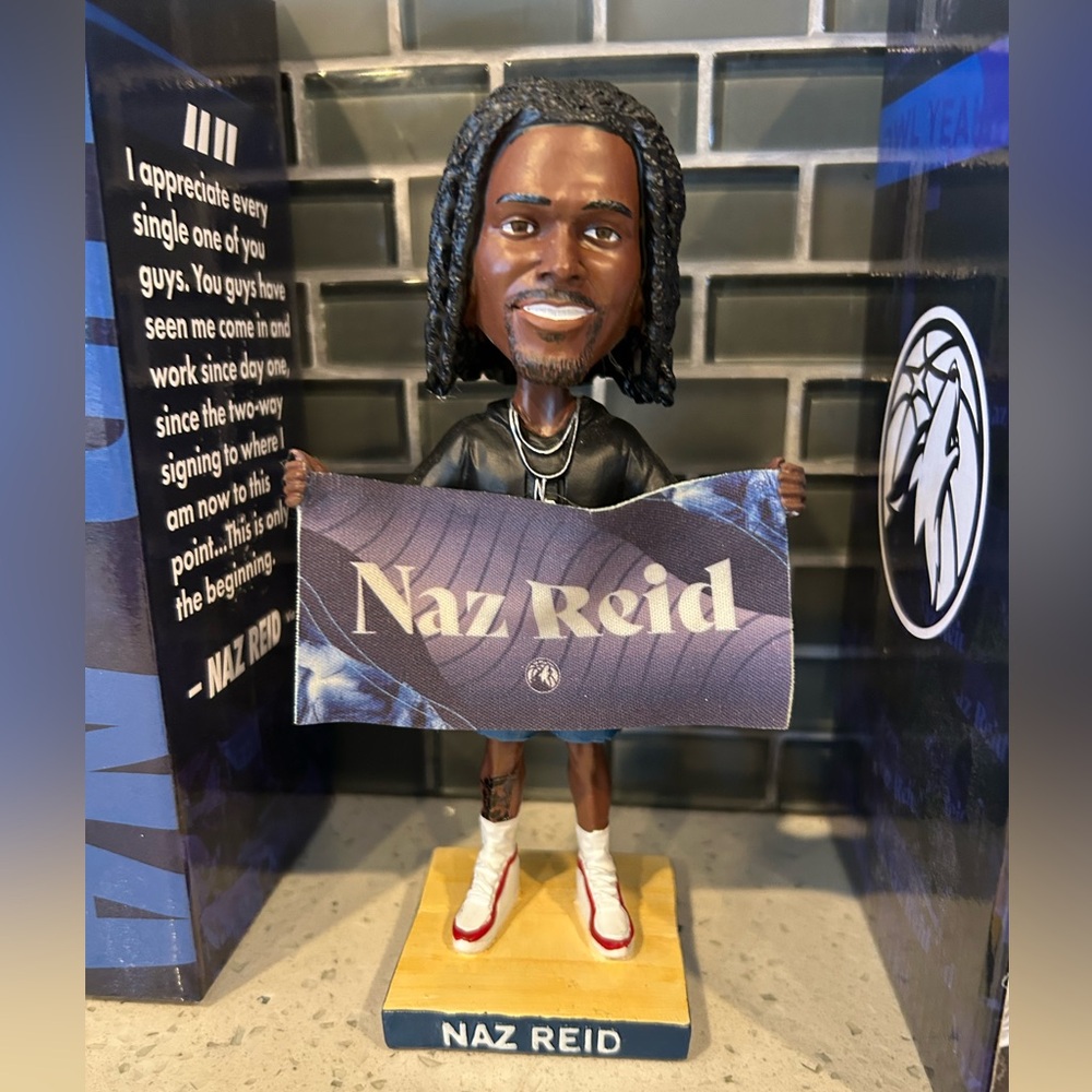Naz Reid Bobblehead Figurine - 2025 sga new in box